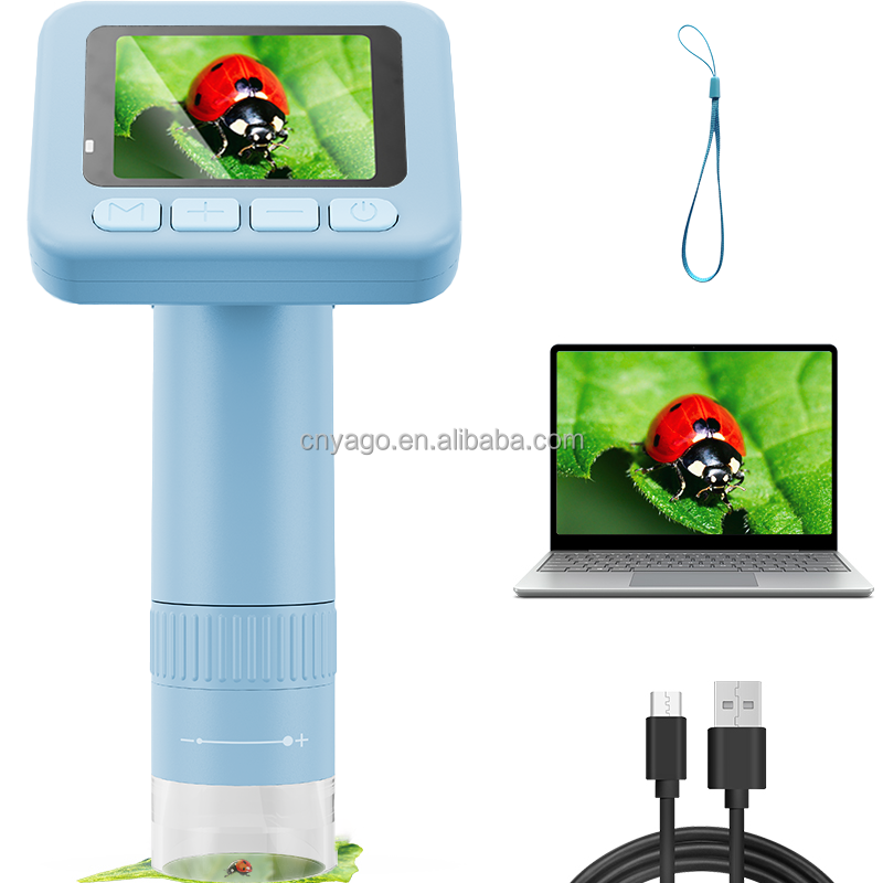 50X-1000X Portable Digital Microscope with 2