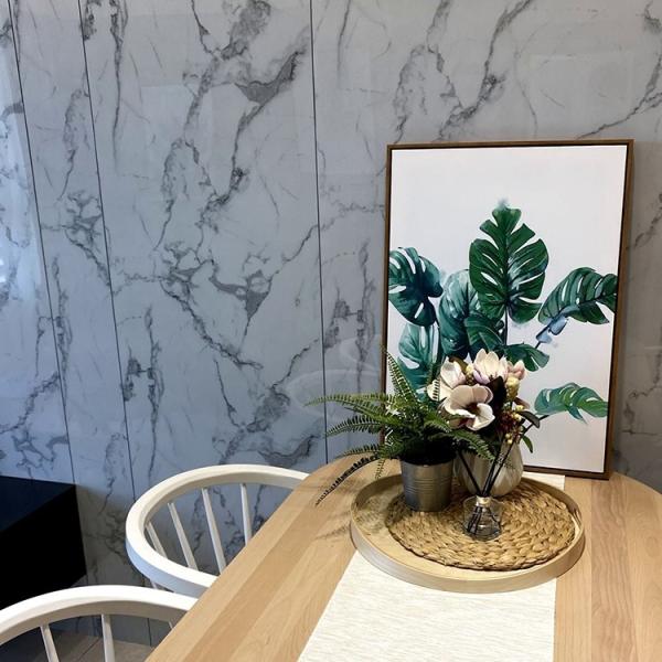 Домашнее ванное декоративное водонепроницаемое SPC ПВХ Душевая стена панель твердый мраморные внутренние стенные доски