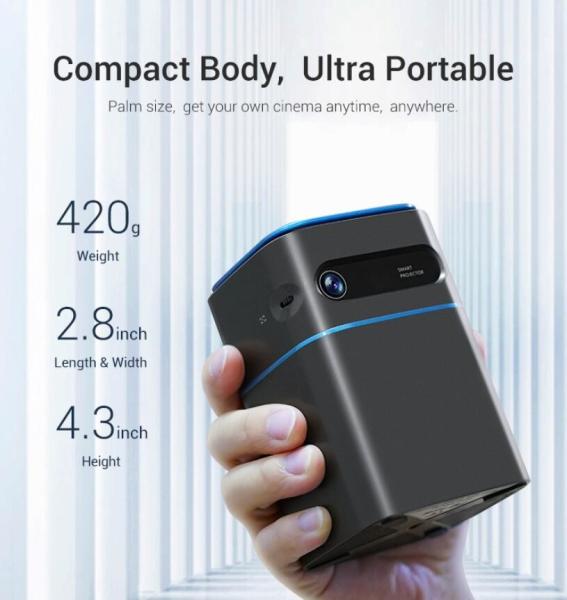 480P LED RGB Mini Theater DLP Projectors Laser Full HD 4K Projektor