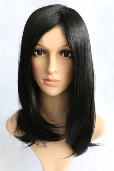 Synthetic Lace Front Wigs With Baby Hair , Long Back Straight Wigs