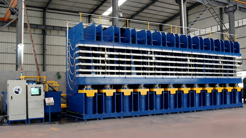 Multi-Station PLC Controlled Tire Tread Vulcanizing Press with Customizable Pressure Range