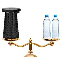 Retractable Folding Stool, Collapsible Telescoping Foldable Stool For Adults For Outdoor Fishing Hiking Gardenin