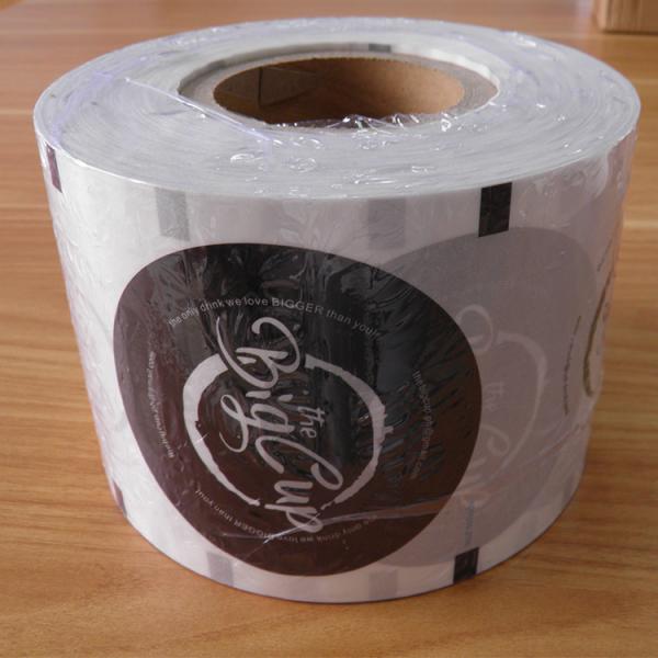 ODM Juice PP Cup 80 Micron Milk Tea Sealer Film Roll PE Glue 4 Rolls / Carton