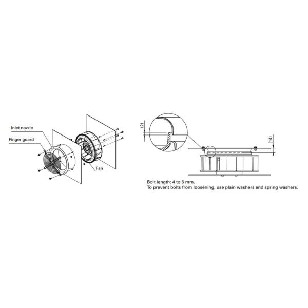 24V 48V DC Centrifugal Fan 175X69mm Ball Bearing Alloy Aluminum Frame
