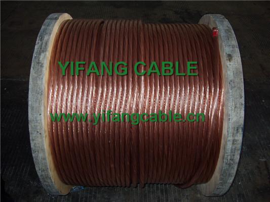 Bare Copper Earth Ground Wire 29mm² BS 7884 For Overhead ISO Certification