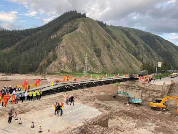 Ponte mecanizada seguida projeto da emergência da ponte da carga 60t transporte conveniente