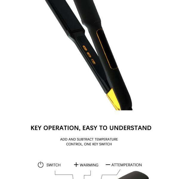 Manual Adjustment Ceramic Hair Straightening Iron Intelligent Type Other Intelligence