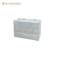 XL Packaging Custom Logo Hard White Art Paper Bags  Luxury Shopping Packaging With Die-Cut Handles Scratch-Resistant Coating Easy Carry Design Durable For Heavy Gifts Stylish For Branded Experiences