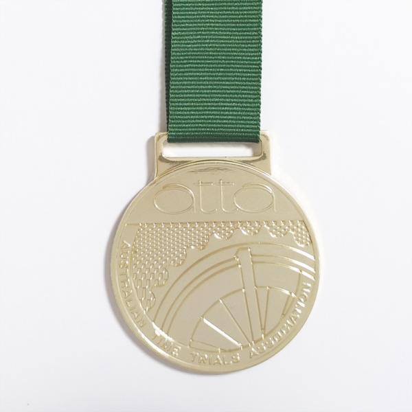 Médaille en laiton à l' argent de l' association de la lutte contre le temps