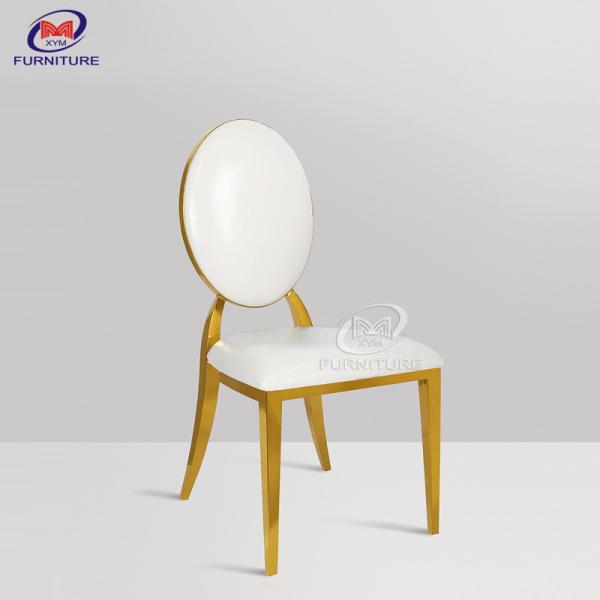 High End 40 Density Sponge Cushion 1.2mm Tube Size Stainless Steel Dining Chairs