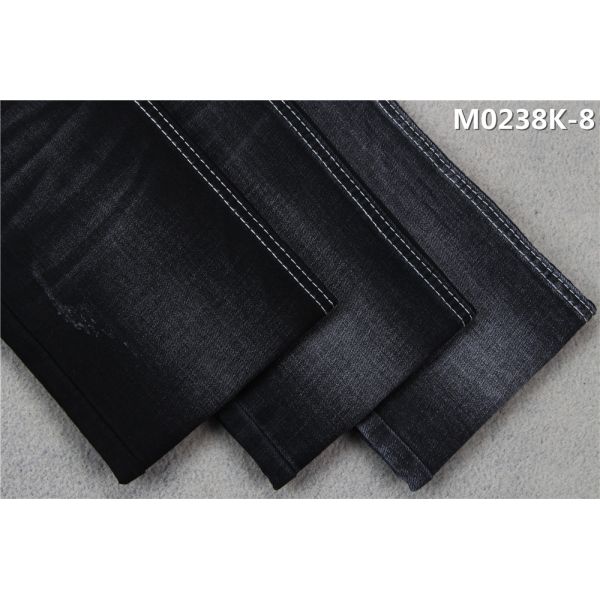 Dark Black Denim Fabric Power Stretch Jeans 10 oz High Quality Skinny Legging Jeans