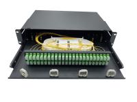 Tableau de connexions optique de fibre du bâti de support de Cabinet de Data Center 65dB