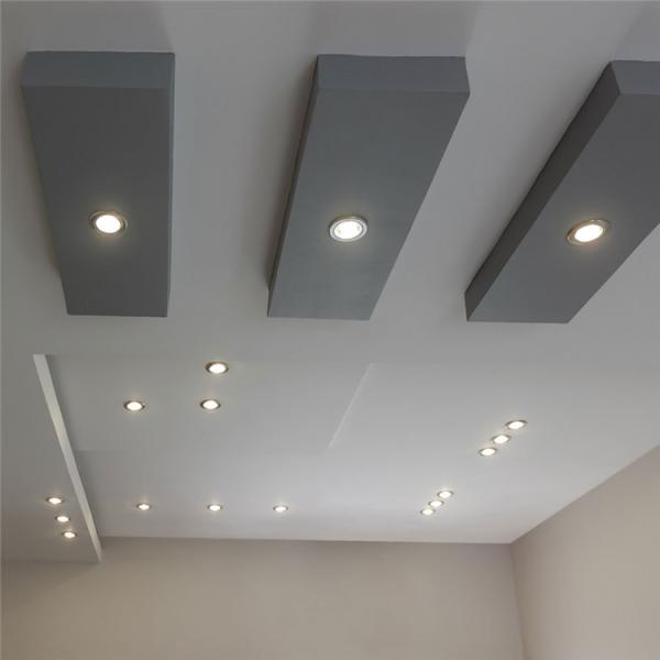 White IP20 LED Ceiling Light 40w Round Shape 3000k Powder Coating