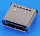 Alinta USB TYPE C 24PIN Receptacle Dupla fileira SMT comprimento 7,9 mm centro altura 1,68 mm