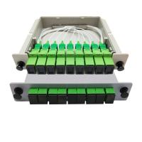 Tipo de tarjeta de la inserción conector del SC/de APC SC/UPC del divisor 1x8 del PLC de la fibra óptica