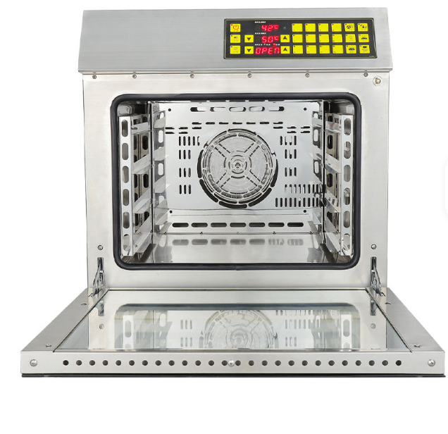 60L Smart Convection Oven With Digital Controls  4-Tray Countertop Baker With Steam Spray