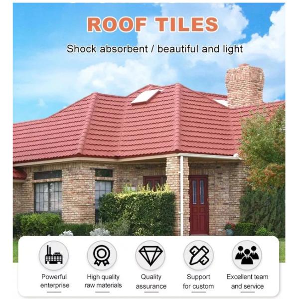 Тяжелая связная плитка каменное покрытие Aluzinc металлическая кровля