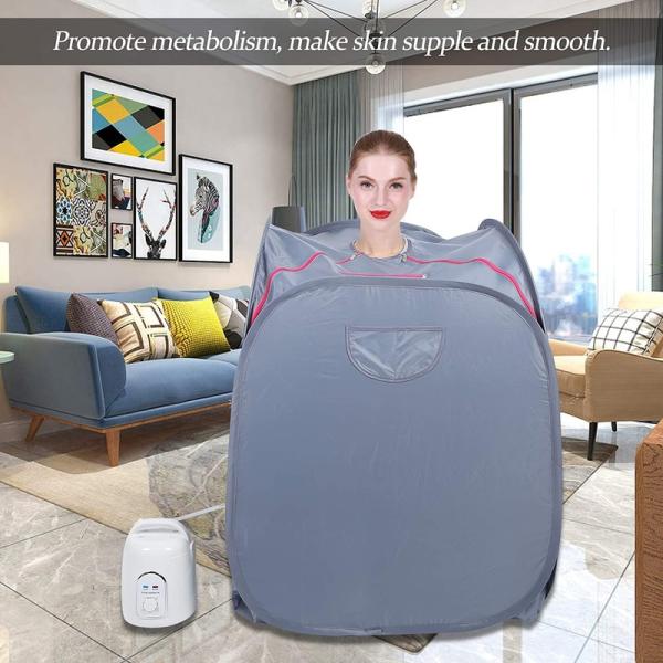 US EU Modern Popular Portable Folding Steam Sauna Room Lightweight Steam Sauna Personal Spa For Home Weight Loss Detox Relaxation