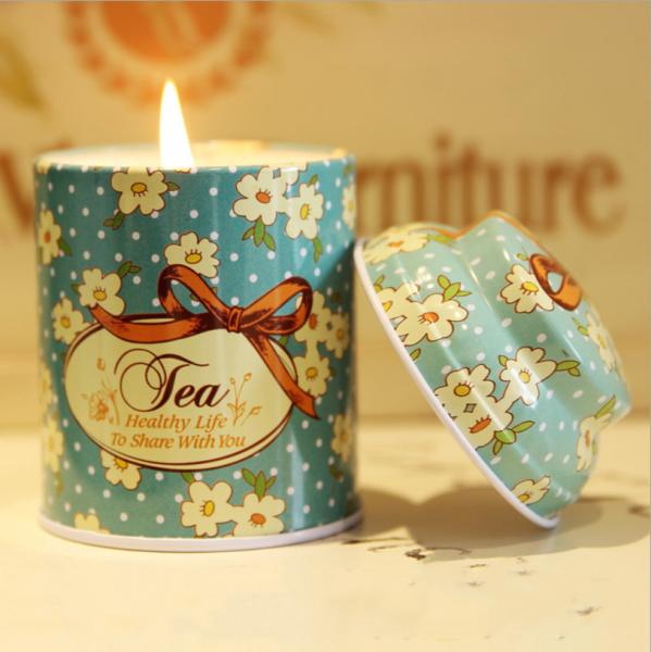Luxury Tin Scented Candle Handmade Jar Candles