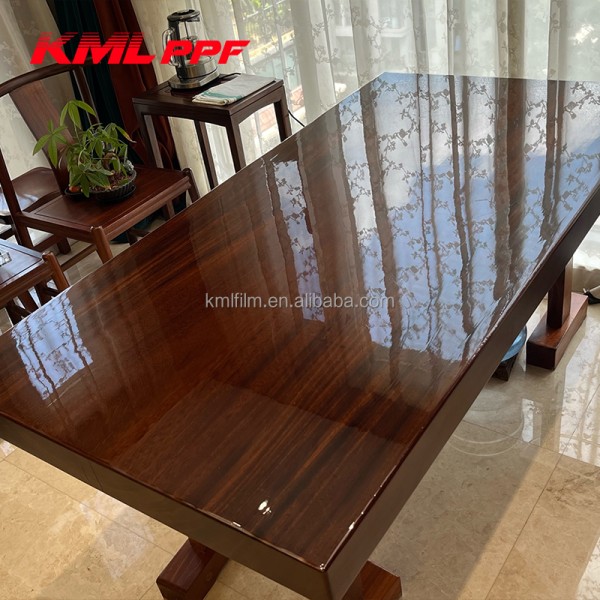 Anti Yellowing Furniture Protective Film Self Healing Gloss Hydrophobic Paint Protection