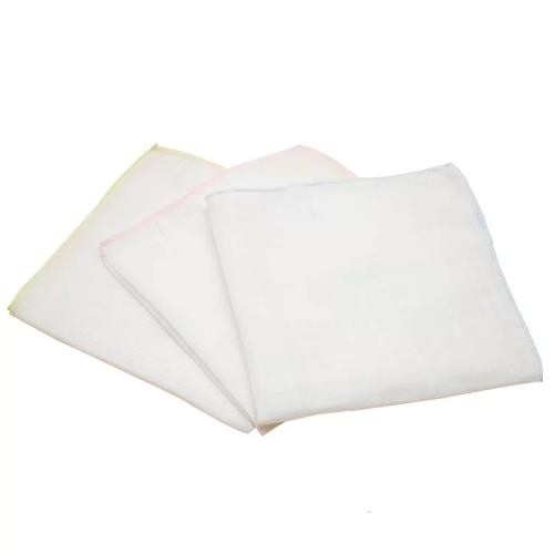 Dyed Natural Pure Cotton Handkerchiefs Facial Oil Cleansing Skin Friendly