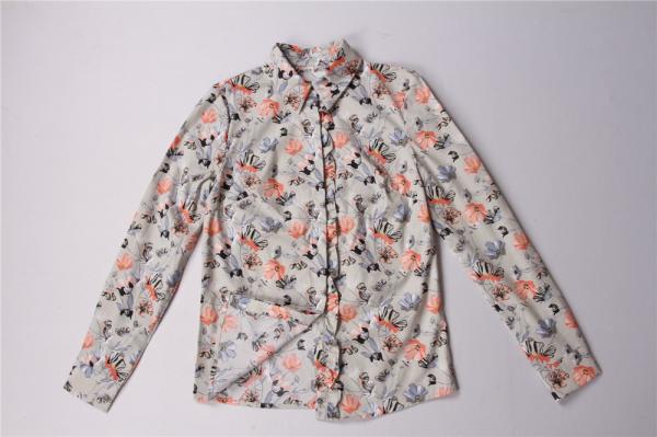 100% Cotton Stockpapa Womens Casual Print Shirts