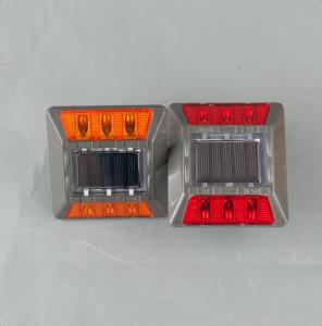 防水アルミニウム6 LEDソーラースタッド屋外私道ロードスタッドランプ