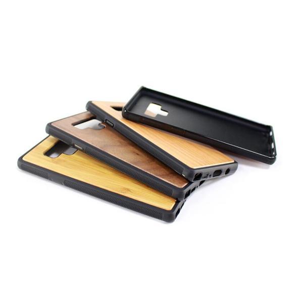 Natural Wood Color Samsung Wood Case , Note 9 Bamboo Cell Phone Cover