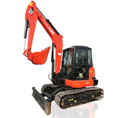 5.5 Ton Used Kubota Excavators Small Size 0.24m3 Bucket Capacity Original Version