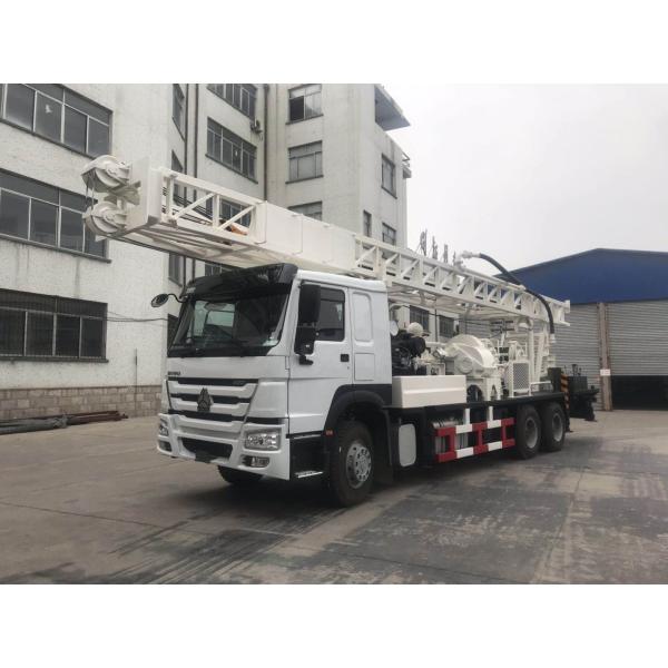 le puits d'eau de 400m forent Rig Truck Mounted Borehole Machine Dth rotatoire
