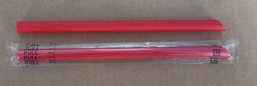 12x210mm Boba Plastic Straw, Disposable Catering Supplies Sharp Tip