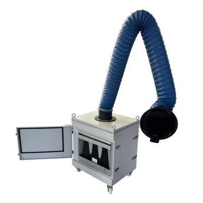 One / Two Arm Automatic Cleaning Welding Smoke Exhaust System Welding Fume Dust Collector Device