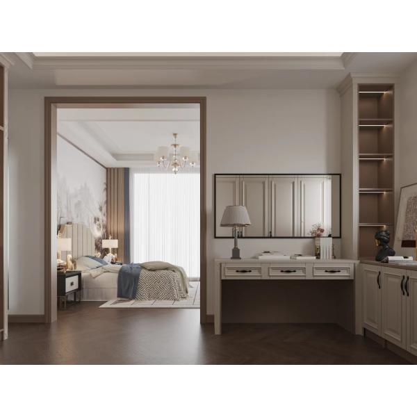 3 Застегнутые шкафы для спальни 7 футовый шкаф Сдвижные двери на заказ