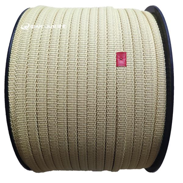 100% 250m Kevlar Aramid Rope And Roller Sleeves For Glass Tempering Furnace