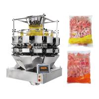 Pequeño cinturón de salchicha combinado pesador máquina de embalaje de carne pura salchicha pesador multi-cabeza
