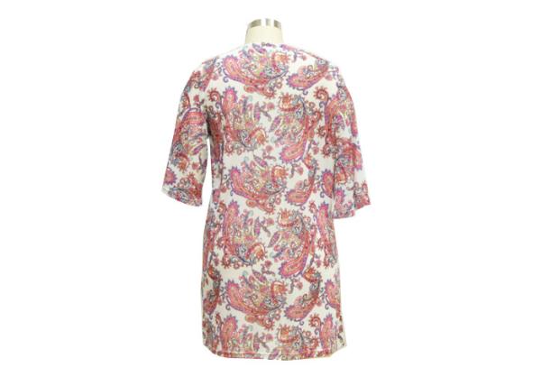 Nice And Cool Womens Mesh Dress , 3 4 Sleeve Casual Summer Dresses Fashionable