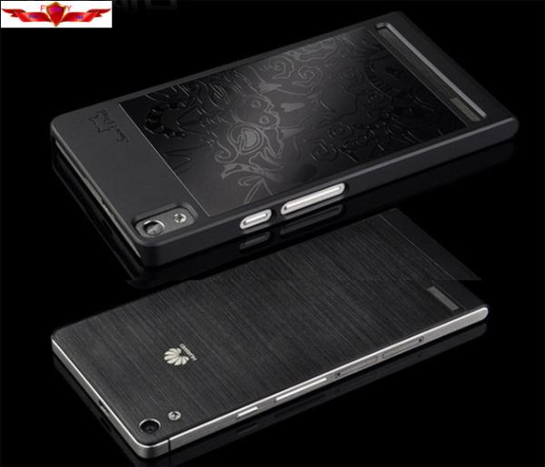 New Arrival HUAWEI ASCEND P6 Stainless Steel Cover Cases Accurate Holes Durable Four Types