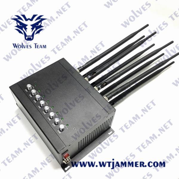 50m GSM WiFi CDMA Lojack Mobile Phone Jammer 80W UHF VHF