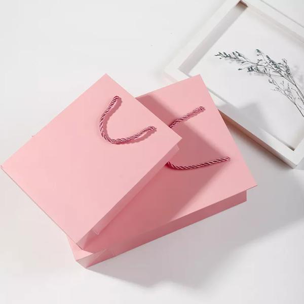 Ручка Drawstring сумки бумажного мешка/подарка Kraft сумки Recyclable