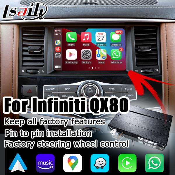Решение совместимая Австралия подъема андроида стиля OEM Infiniti QX80 автоматическое беспроводное carplay