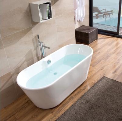 Branco lustroso das banheiras autônomas luxuosas clássicas/das cubas sozinhas Soaker do suporte
