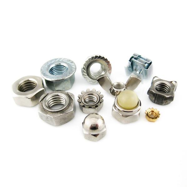 Nozes de flange hexagonal dentadas de zinco preto Sistema de medição de polegadas imperiais padrão DIN