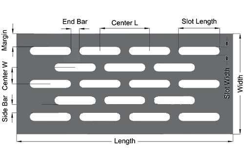 Fencing / Gate Aluminium Perforated Metal Sheet / Coil With 45 60 90 Degree Punching Hole