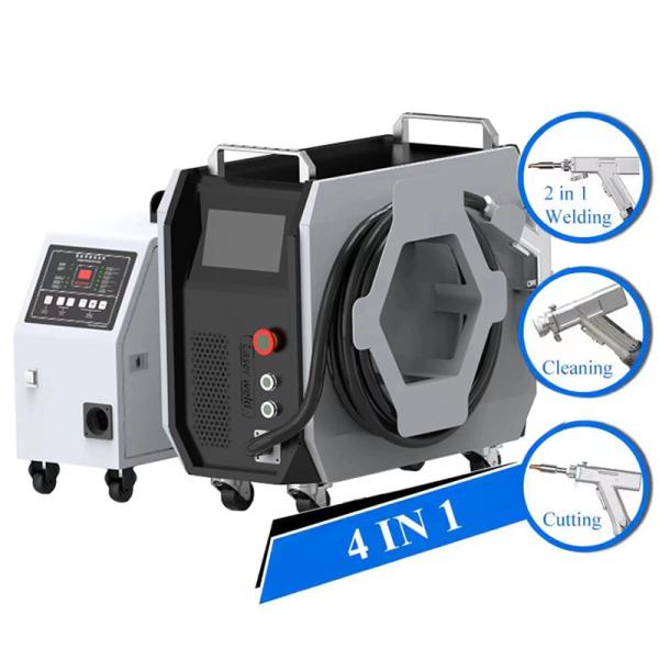 Stainless Steel Carbon Steel Aluminum Welding Machine with Portable 4 In1 Air Cooled Weld Gun and Handheld Laser Technology