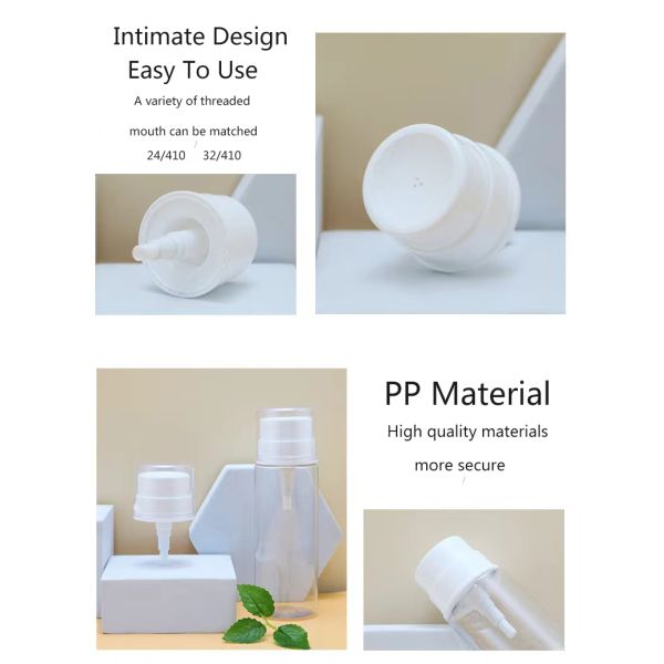 24/410 32/410 Nail Press Pump Bottle Dispenser Smooth Liquid Output Remover Make Up for Cleaning