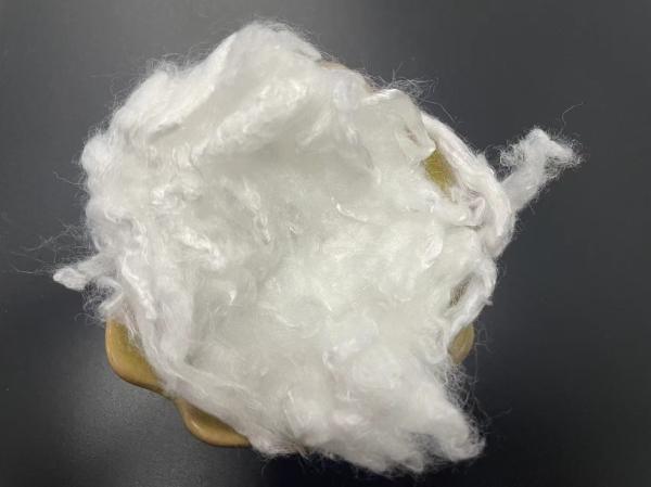 Water Soluble PVA Polyvinyl Manmade Staple Fibers Similar To Kuralon Fiber