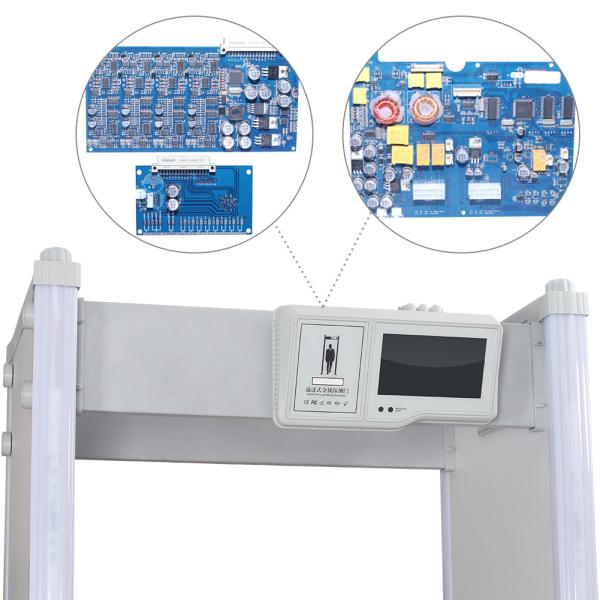 Anti - Interference Walk Through Metal Detector With 7 Inch HDMI Touch Screen
