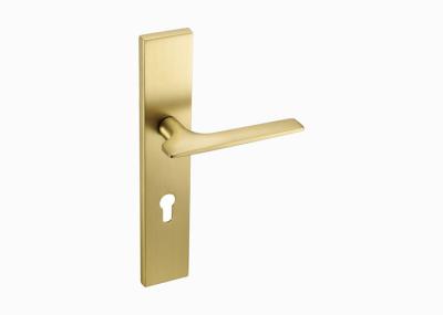 Gold Modern Dummy Lever Door Handles 145mm For Bedroom