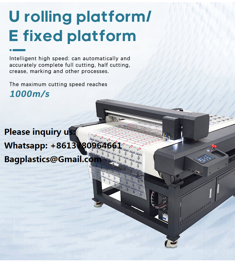 paper cutter, DTF Cutting Machine Sticker Cutter Plotter With Camera For Automatic Contour Cut Auto Cutting Machine DTF Film PVC Platform Die Cutting Machine Crystal Label Flatbed Cutting Plotter