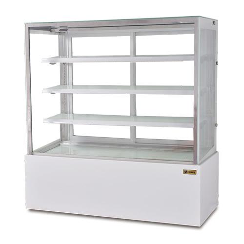 Cuadro de exhibición de pasteles anti niebla 220V 50HZ de panadería refrigerada